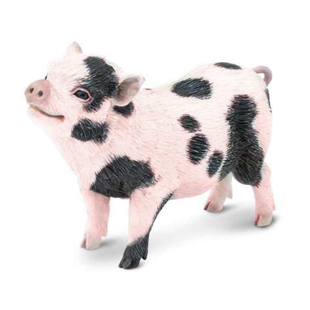 Safari, Toys & Figurines, Gifts, Kids, Resin Animal, Pot bellied Pig, 4.95"x1.75", 282924